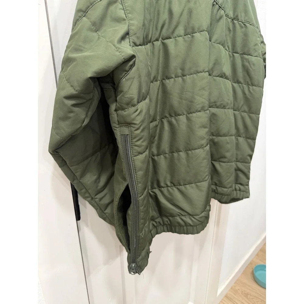 The Force Made For Heroes Mens Green Tactical Puffer Jacket Full Zip Large‎ RG L